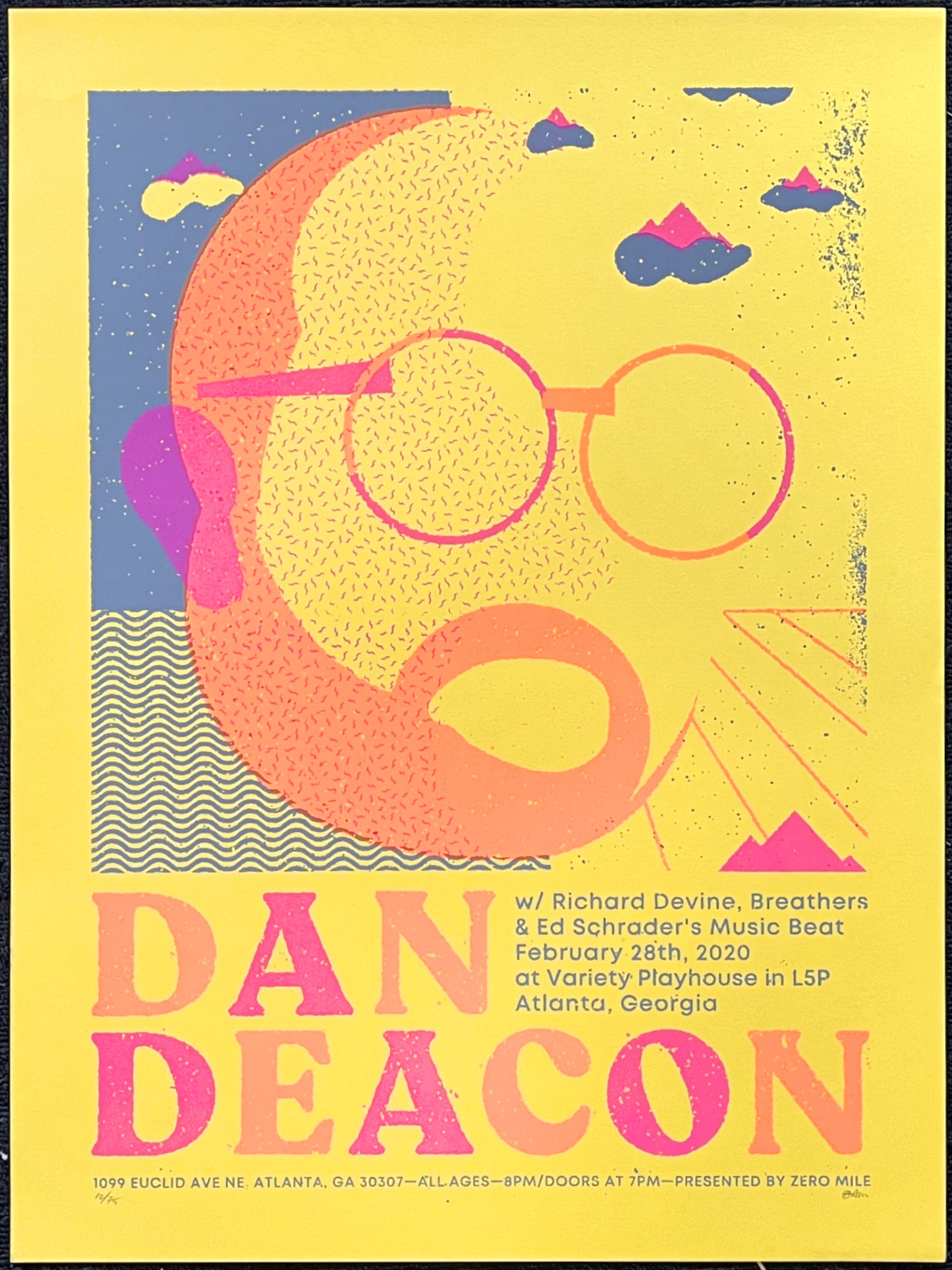 Show Poster (screen print) - Atlanta - 2020