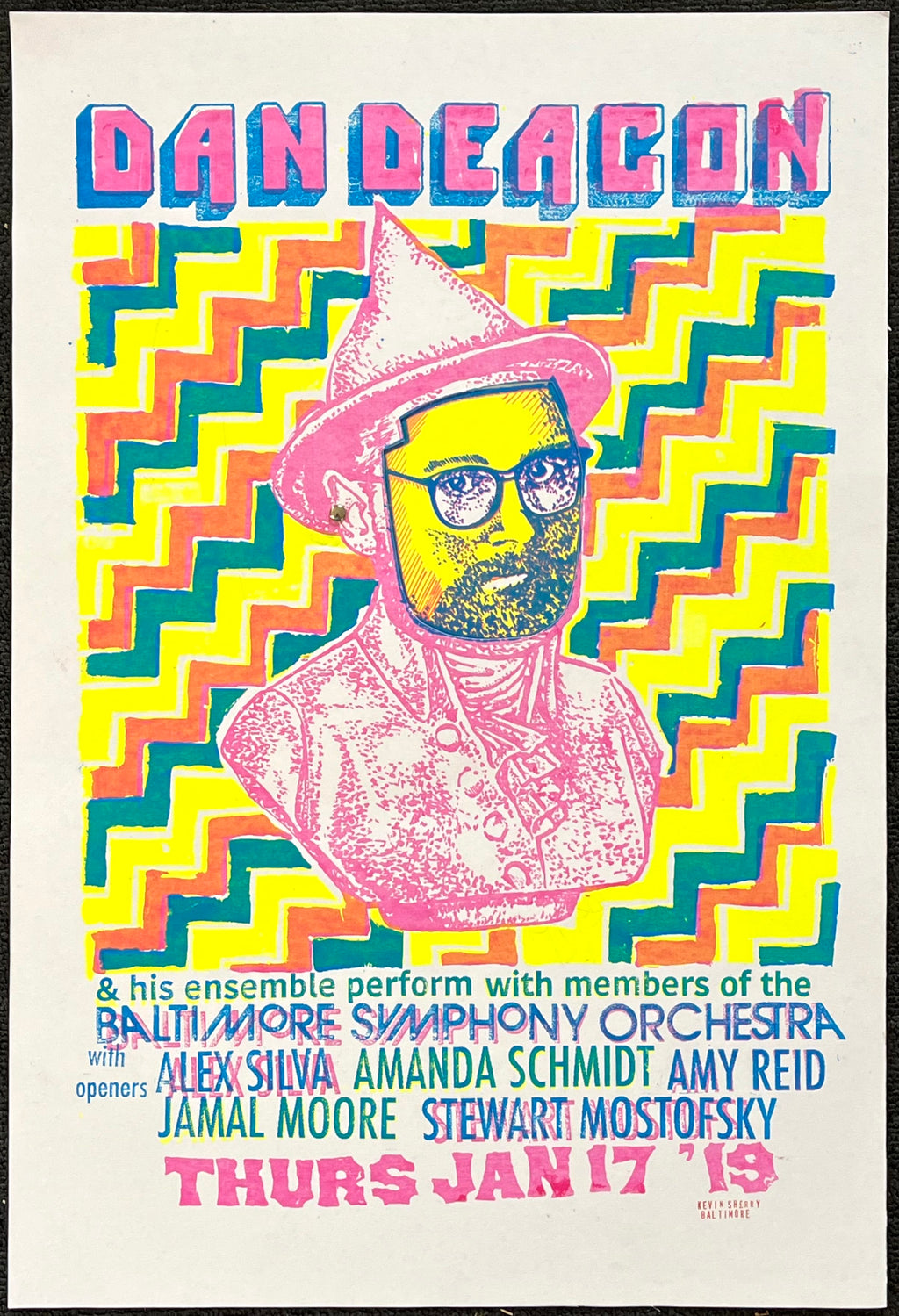 Show Poster (screen print) - Baltimore Symphony Orchestra - 2019