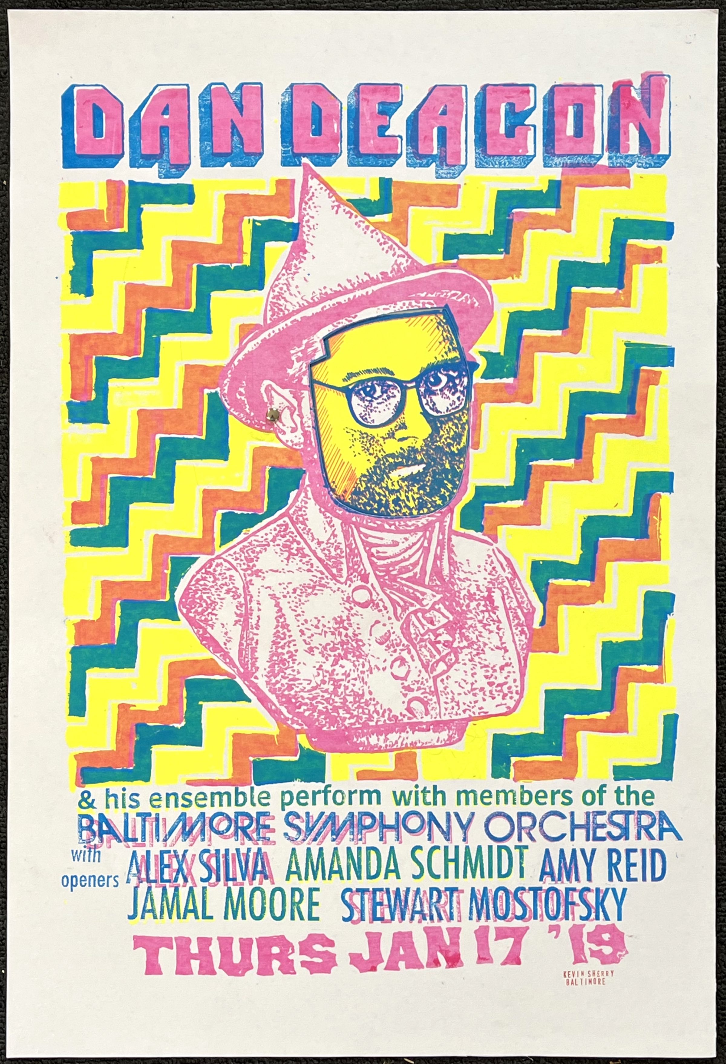 Show Poster (screen print) - Baltimore Symphony Orchestra - 2019
