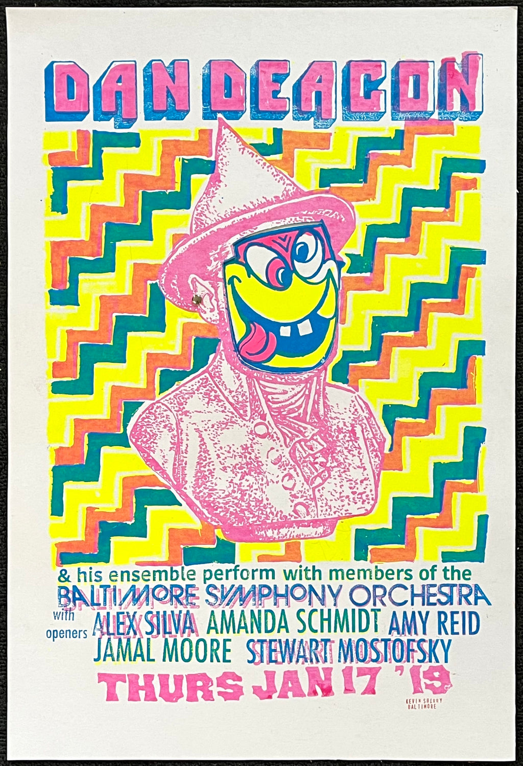 Show Poster (screen print) - Baltimore Symphony Orchestra - 2019
